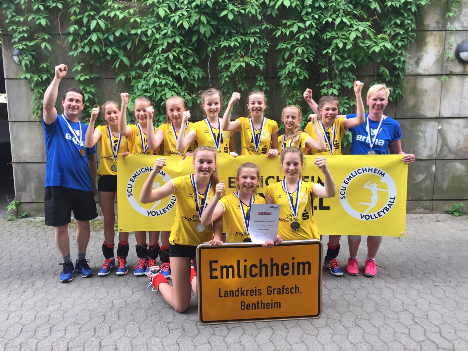 Volleyball: Mit der U 14 zur DM - SC Union Emlichheim - Die offizielle ...
